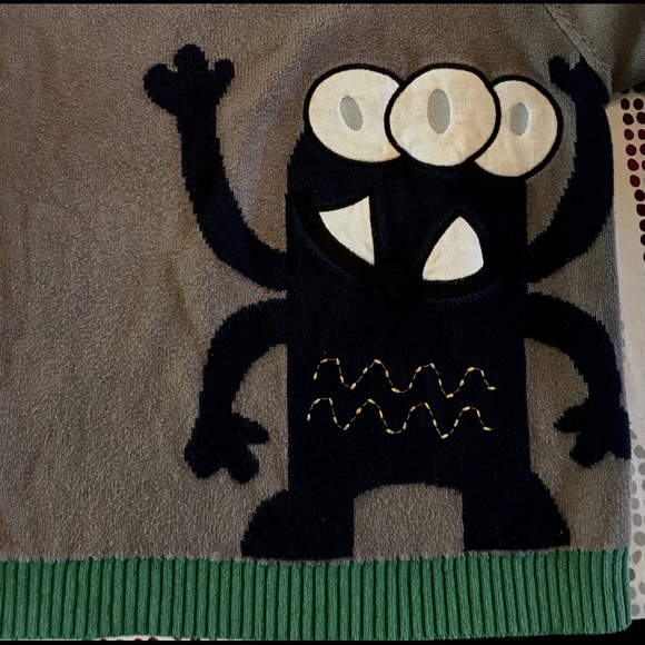 Hanna Andersson Monster Sweater Kids. - Picture 1 of 4